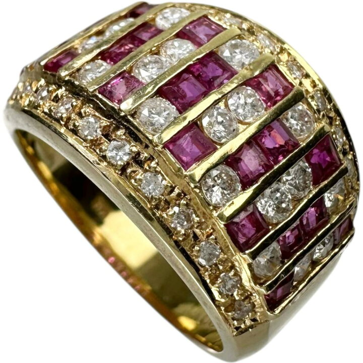 楽天市場】11.5号 ルビー 1.00ct ダイヤモンド 0.73ct リング・指輪 