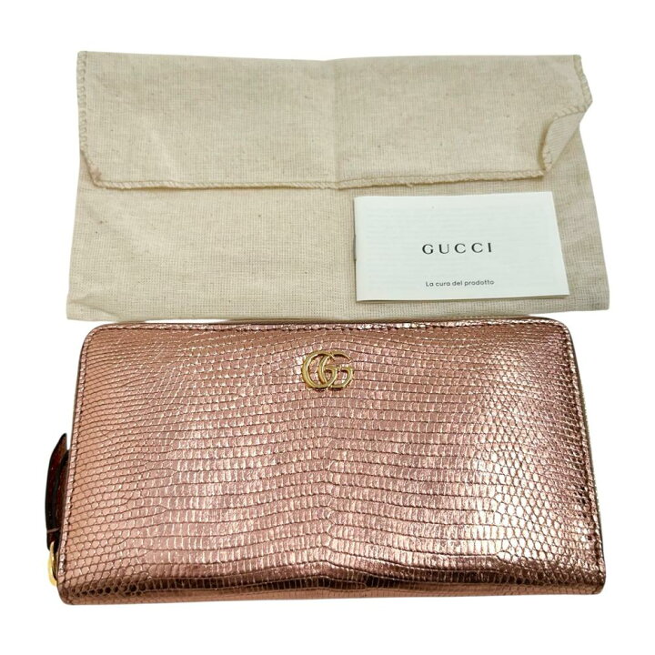楽天市場】【GUCCI/グッチ】 GGマーモント 456117 ラウンドファスナー  