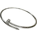 【CARTIER/カルティエ】 ジュストアンクル スモールモデル 現行モデル ダイヤモンド 0.18(20石)ct ブレスレット K18WG…