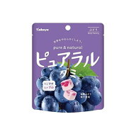 ピュアラルグミ ぶどう 58g カバヤ食品 カバヤ ピュアラル グミ やわらか食感