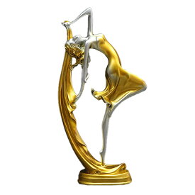 ブリュッセルの踊り子 ゴールド01 オブジェ 強運 お守り おしゃれ 幸運 インテリア 雑貨 ダンス 女性 置物 送料無料 BRYUDAN-GD01