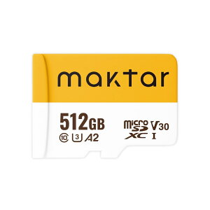 Maktar microSD 128GB 256GB 512GB 1TByQubiiSV[YΉz}CNSDJ[h microSDJ[h UHS-I A2 Gopro switch X}[gtH ^ubg PC hRΉ 2Nۏ[M 1/10]