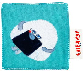 MORIPiLO モリシタ パンどろぼう コースター 布 (おにぎりぼうや) グリーン 9x9cm グッズ 可愛い 厚手 吸水 洗える おしゃれ 誕生日 プレゼント 子供 モリシタ 406720
