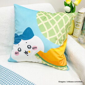 モリシタ ちいかわ クッションカバー ハチワレ うさぎ モモンガ 45×45cm 角型 クッション ファスナー 座布団 かわいい キャラクター グッズ ギフト プレゼント