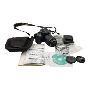 ��Nikon D5200 AF-S 18-55mm VR �����Y�L�b�g �V���b�^�[7457�� �o�b�e���[ �[�d�� �t���i����2359922