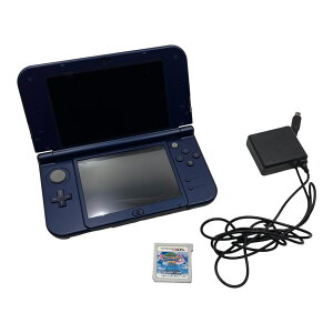 ��Nintendo New 3DS LL �{�� �u���[ RED-001 ����m�F�� �������� AC�A�_�v�^�t �\�t�g�t �h���N�GXI �^�b�`�y���t2410890