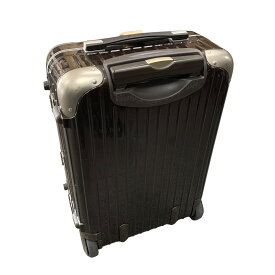 ■リモワ ルフトハンザ エレガンス RIMOWA Lufthansa Elegance キャリーケース 2輪 ブラウン 中型サイズ 鍵ロック動作OK キズ汚れあり2446394