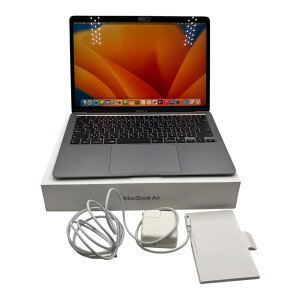 ��Apple MacBook Air M1 2020 13�C���` 8GB 256GB �o�b�e���[100% A2337 ��������2479163