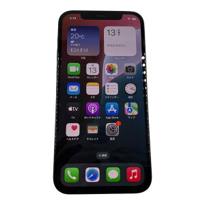 ��iPhone 12 64GB �u���b�N SIM�t���[ �o�b�e���[85% ����m�F�ς� ������ �J�������菝 �{�̂̂�2482705