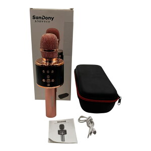 ��SanDony D18 �J���I�P�}�C�N ���C�����X Bluetooth�Ή� ���[�Y�S�[���h ����m�F�ς� �t���i���� �P�[�X�t��2510408