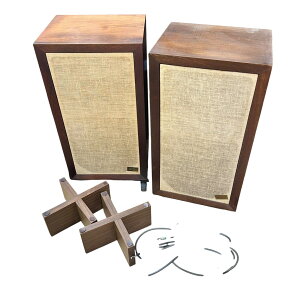 ��Acoustic Research AR-3a �X�s�[�J�[ �y�A �I�C���h�E�H���i�b�g �X�^���h�t�� �P�[�u���t�� ���얢�m�F2527659