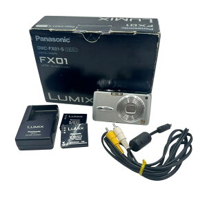 ��Panasonic LUMIX DMC-FX01 �V���o�[ �R���p�N�g�f�W�^���J���� LEICA �����Y �o�b�e���[ �[�d�� AV�P�[�u�� ���t ����m�F��2527703