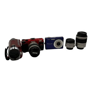 ��PENTAX Q10 ���b�h �_�u�������Y�Z�b�g CASIO EX-Z700 �u���[ JVC Everio GZ-HM570-R �r�f�I�J���� �܂Ƃ�2516714