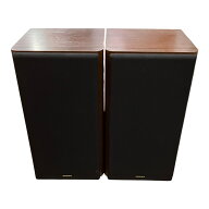 ■ONKYO D-77FRX スピーカー ペア ブックシェルフ オンキョー 音出し確認済 オーディオ 木目 シリアル確…