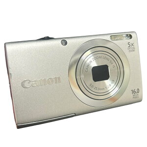 ��Canon PowerShot A2400 IS �V���o�[ �R���p�N�g�f�W�^���J���� 1600����f ���w5�{�Y�[�� ����m�F�ς� �L���m��2581538