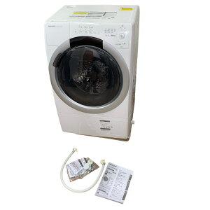 ��SHARP ES-S7J-WR �h���������󊣑��@ 7kg 3.5kg���� 2025�N�� ����m�F�ς� �z���C�g �����z�[�X�t��2544335