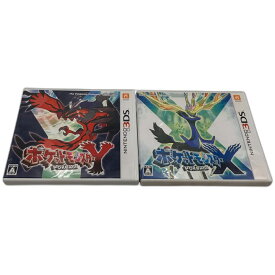 ■ 任天堂 ポケットモンスター X Y 2本セット 3DS ソフト CTR-P-EKJJ CTR-P-EK2J 2653648
