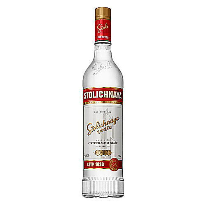 楽天市場】ストリチナヤ ウォッカ 500ml 40度 箱なし ( (ロシアン 
