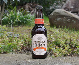 福井ディオス 地ビール アンバーエール330ml瓶（上面発酵ビール・アルコール約5％）★加熱殺菌により賞味期間が長めになりました。（半年ほどあり）。★在庫が0でもお取り寄せできます。