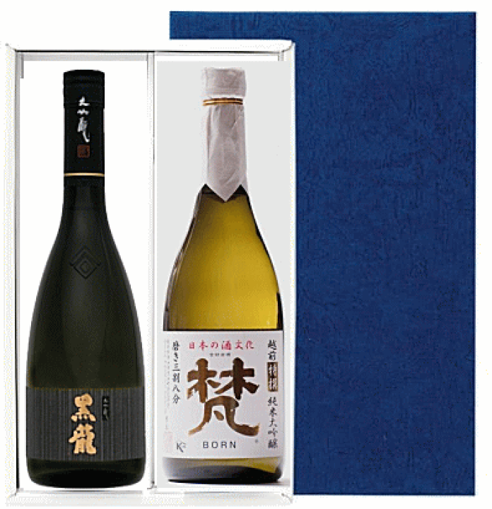 幻（黒箱）梵・超吟　２本セット 幻 純米大吟醸原酒 まぼろし黒箱 | Sakenomy - 日本酒を知り