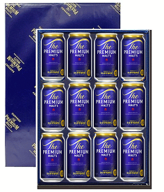 【デザイン変更】サントリー　ザ　プレミアム・モルツ缶ビールセット　オリジナルカートン入り【プレモル】【350缶×12本入り】（横入れ）★在庫が0でもお取り寄せできます。「製品の仕様は予告なく変更することがあります」