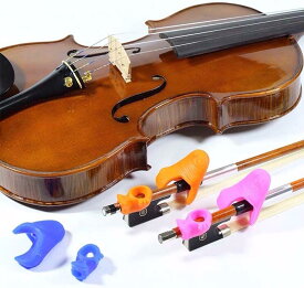 バイオリン ビオラの弓の持ち方 矯正器具 オレンジ1個 初心者