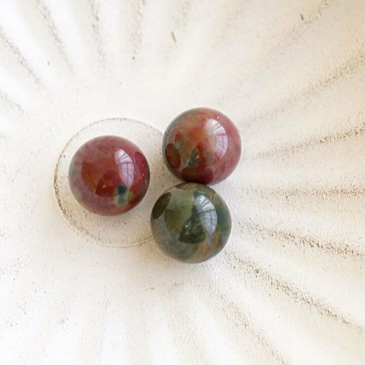 楽天市場】ブラッドストーン 丸玉 スフィア 12mm 穴なし 置き石 飾り石  