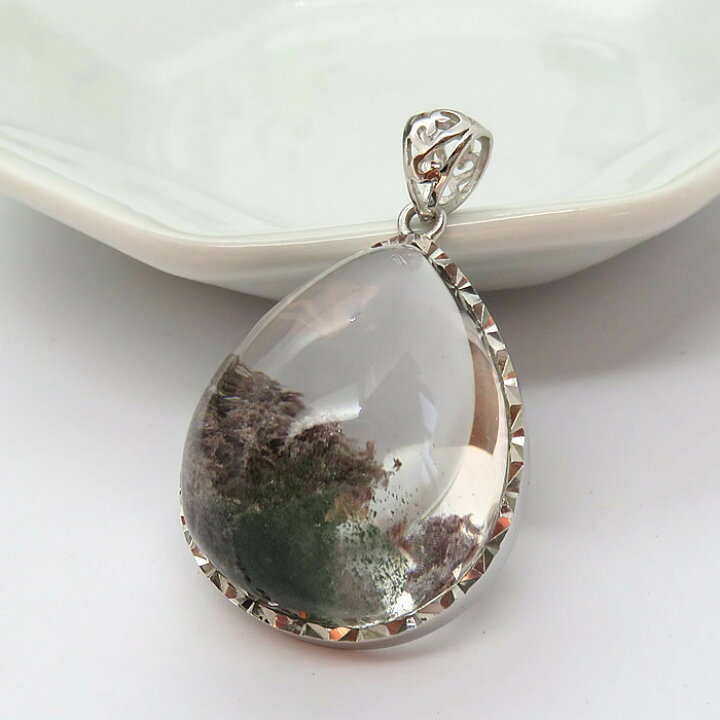 楽天市場】【一点物】ガーデンクォーツAAAAA 庭園水晶 苔入り水晶  