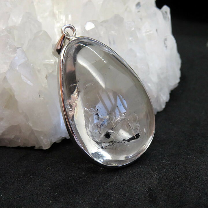 楽天市場】【一点物】水入り水晶 ペンダント ネックレス 天然石 