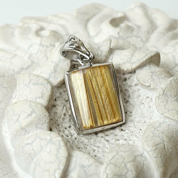 楽天市場】【一点物/最上級】ルチルクォーツSA ペンダント ネックレス  