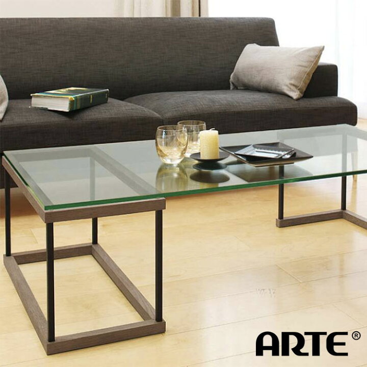 楽天市場】ガラステーブル アルテジャパン ARTE JAPAN 1200×600 WT-17 