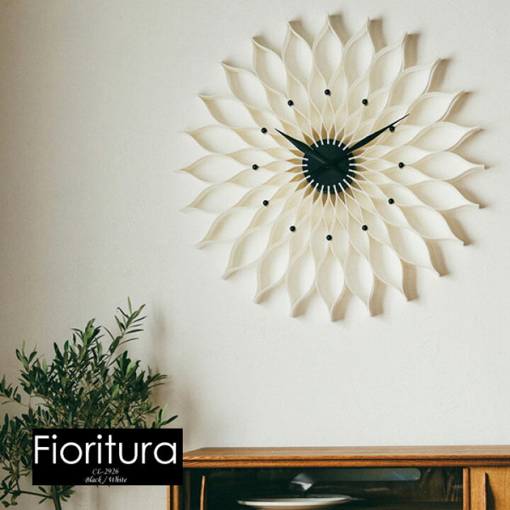 楽天市場】【完売】 壁掛け時計 Fioritura フィオリトゥーラ CL-2946 