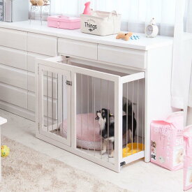 楽天市場 収納付き サークル 犬小屋 ケージ ゲート 犬用品 ペット ペットグッズの通販
