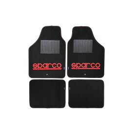 SPARCO スパルコ フロアマット BLACK／RED SPC1903 送料無料