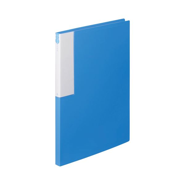 クリヤーファイル セールSALE％OFF 固定式 まとめ TANOSEE 最新な クリヤーブック クリアブック A4タテ 1セット 背幅17mm ×5セット 10冊 24ポケット ブルー