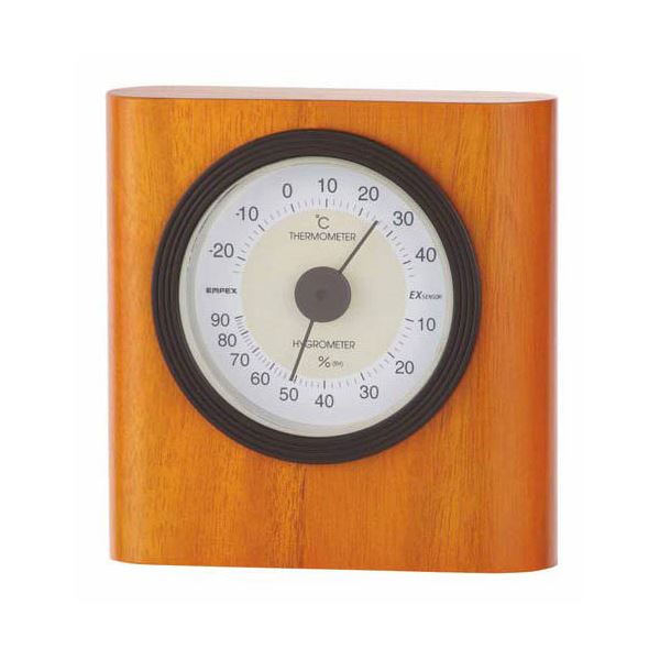 EMPEX 温度・湿度計 イートン 温度・湿度計 置用 TM-642 メープル