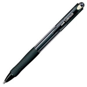 (業務用300セット) 三菱鉛筆 ボールペン VERY楽ノック SN10014.24黒 送料無料のサムネイル