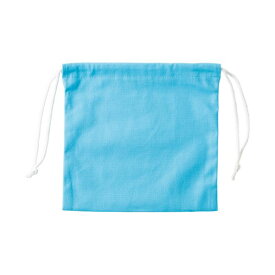 （まとめ）三栄産業 11号 帆布硬貨集金用巾着袋 ブルー KC2525SET5-09 1パック（5枚） 【×5セット】