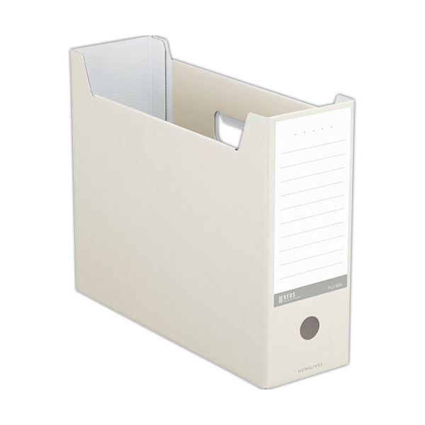 (まとめ) コクヨ ファイルボックス(NEOS)A4ヨコ 背幅102mm オフホワイト A4-NELF-W 1冊 【×30セット】 送料無料：MALTTO