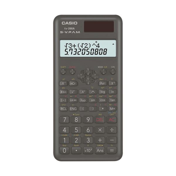 （まとめ）カシオ 関数電卓 10桁2行ハードケース付 FX-290A-N 1台【×2セット】 | MALTTO