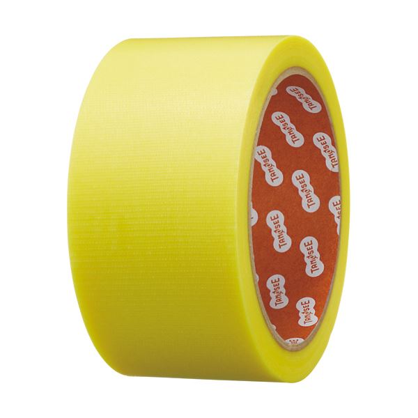 驚きの値段で TANOSEE カラー養生テープ ５０ｍｍ×２５ｍ 黄 １巻