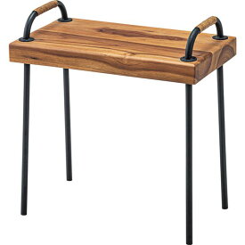 サイドテーブル ミニテーブル 約幅49×奥行28×高さ51cm 木製 スチール リビング ダイニング インテリア家具