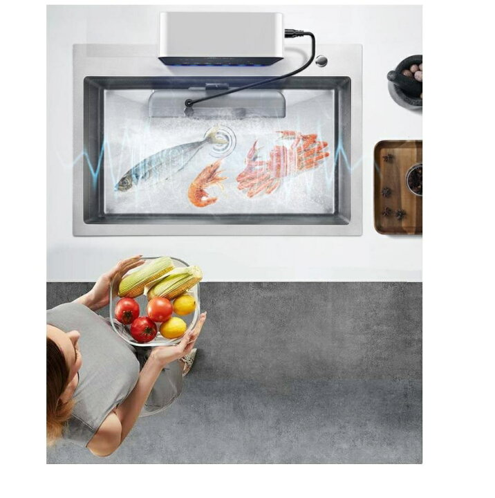 楽天市場】Q6-400 超音波食洗機 The Washer Pro 専用洗い桶付き 送料 