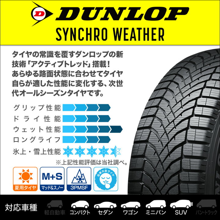 DUNLOP（ダンロップ） SYNCHRO WEATHER シンクロウェザー 215/45R17 