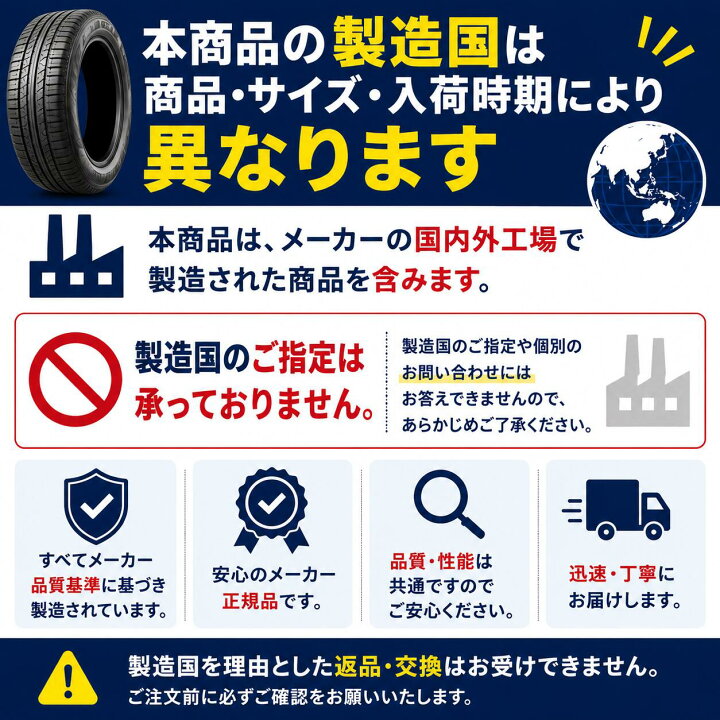 楽天市場】【タイヤ交換可能】新品 4本セット サマータイヤ・夏タイヤ 