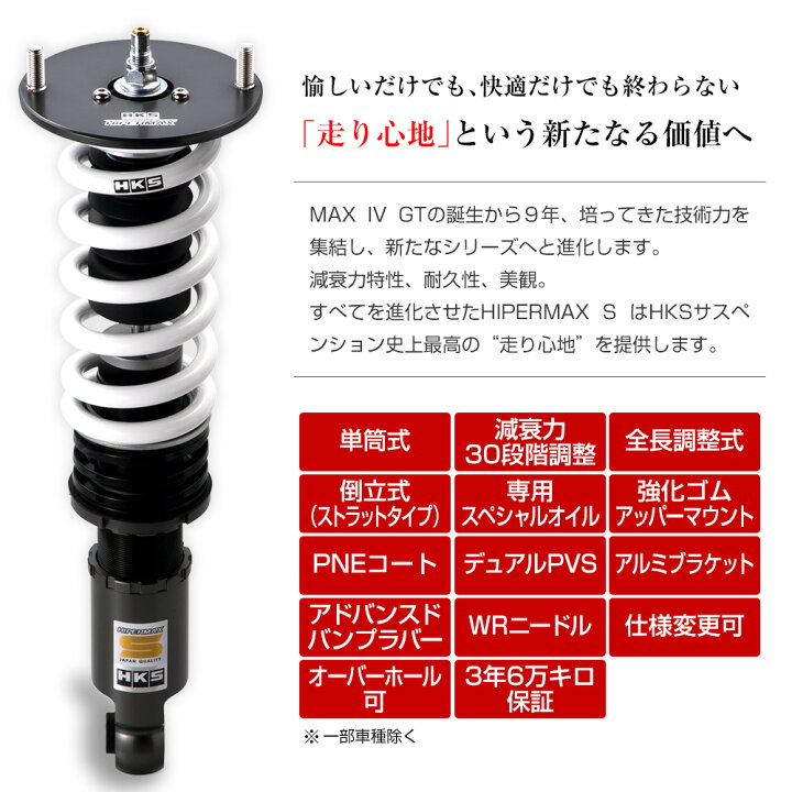 楽天市場】新品・送料無料GR86(ZN8) 専用 車高調HKS(エイチケーエス 