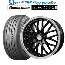 [6/1]P5倍+最大100%ポイントバック！★要エントリー新品 サマータイヤ ホイール4本セットBADX ロクサーニ マルチフォルケッタ19インチ 9.0Jブリヂストン REGNO レグノ GR-XII(GR-X2)245/35R19