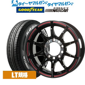 [6/1]P5倍+最大100%ポイントバック！★要エントリー新品 サマータイヤ ホイール4本セット5ZIGEN ゴジゲン ブラックマン ジーアイ16インチ 6.5Jグッドイヤー EAGLE イーグル #1 NASCAR (ナスカー)215/65R16