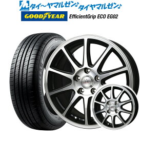 [5/20]割引クーポン配布新品 サマータイヤ ホイール4本セットBADX ロクサーニスポーツ SP1016インチ 6.0Jグッドイヤー エフィシエント グリップ エコ EG02185/55R16