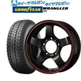 [6/4～10]割引クーポン配布新品 サマータイヤ ホイール4本セットコーセイ JB LANDER16インチ 5.5Jグッドイヤー ラングラー AT/S175/80R16